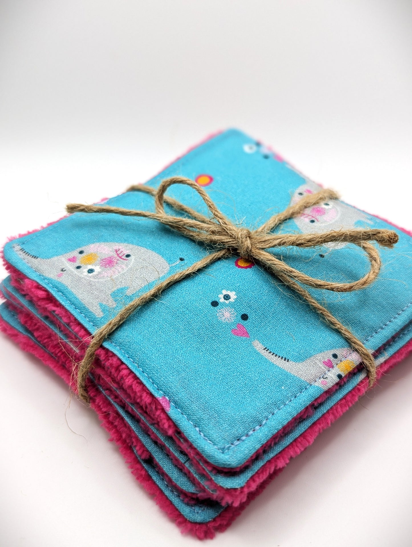 Lingettes lavables en coton