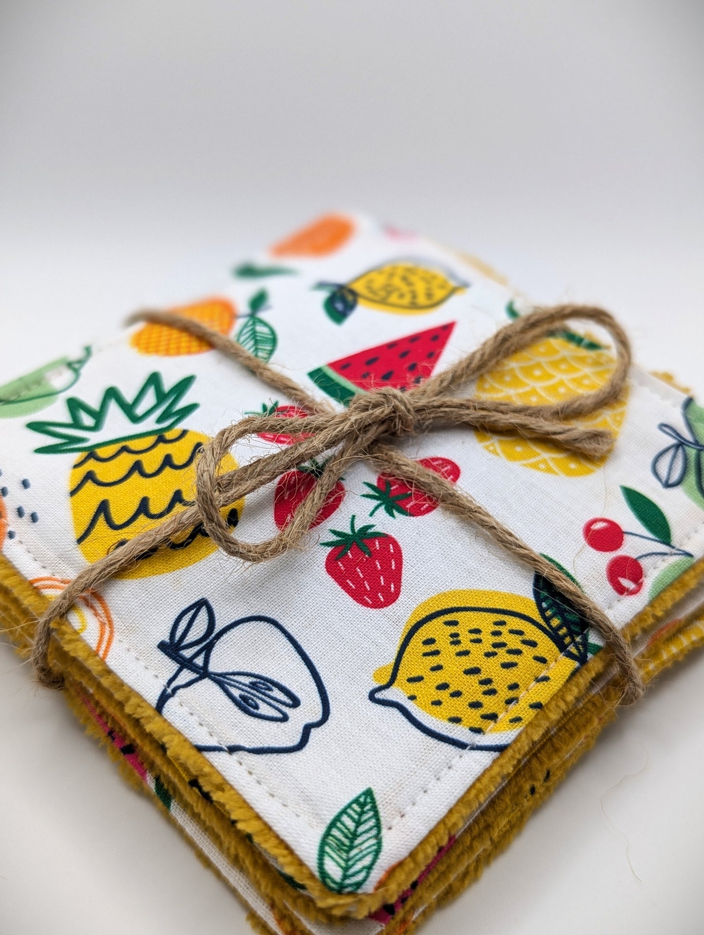 Lingettes lavables en coton