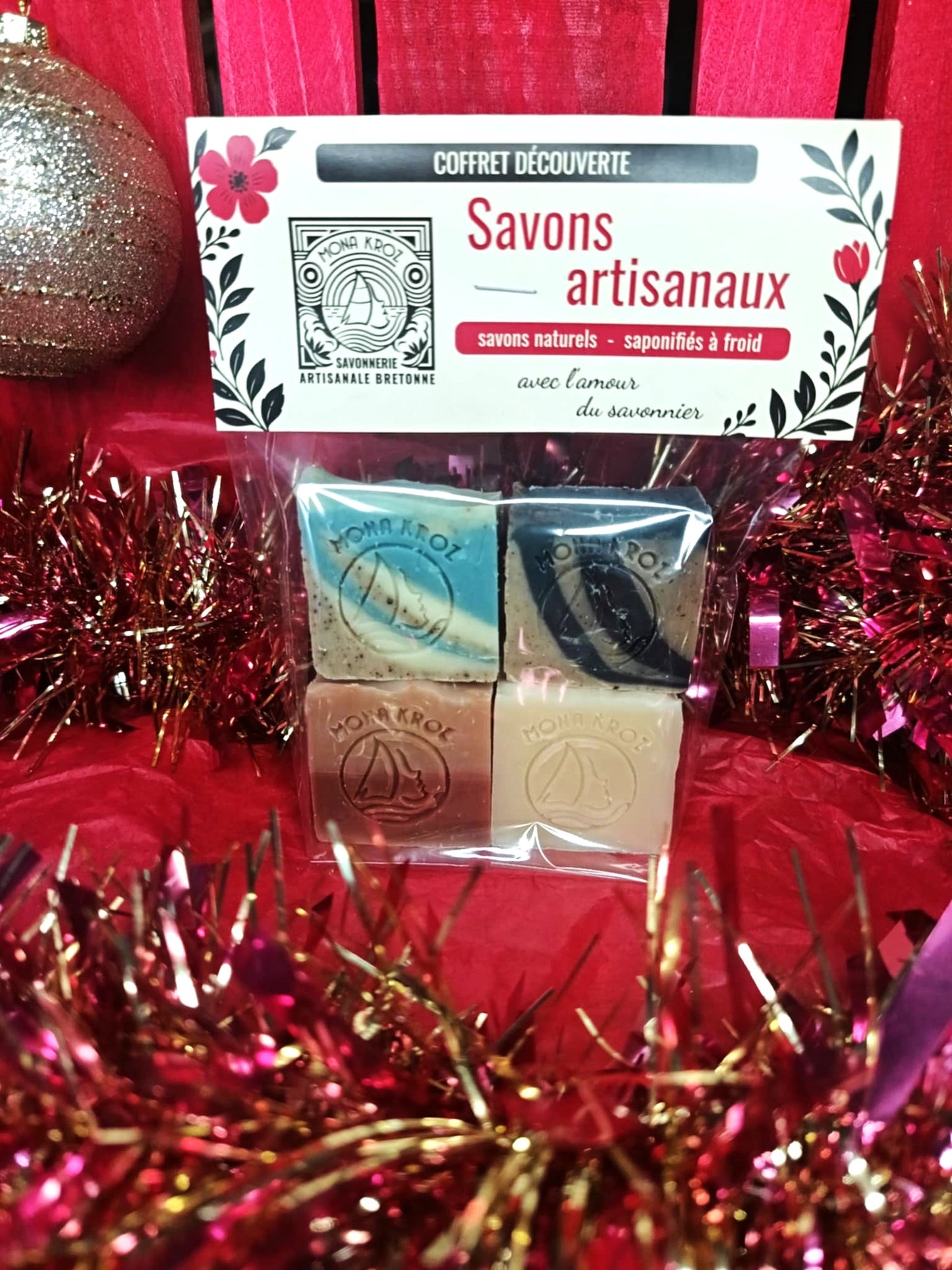 Coffret Découverte – 4 Petits Savons Naturels