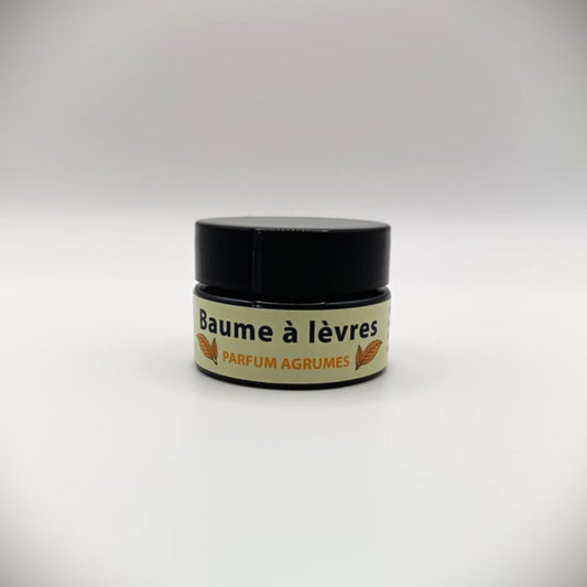 Baume à Lèvres au Karité Bio, parfum agrumes