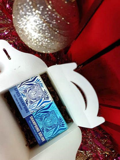 Coffret de Noël – Duo Capillaire Solide Naturel