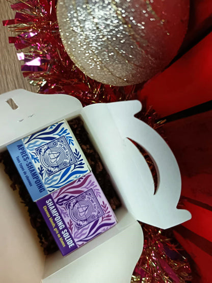 Coffret de Noël – Duo Capillaire Solide Naturel