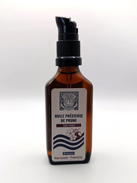 Huile Visage Nourrissante Biologique ~ Prune de Gascogne
